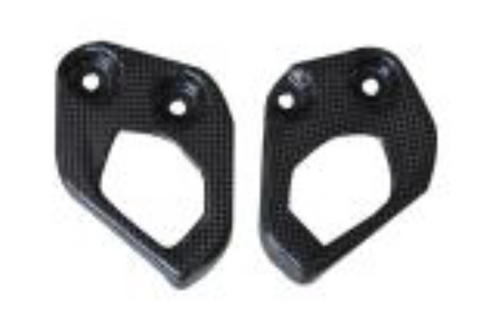 BMW R1200GS 2013 Heel Plates Carbon Fiber  - OYA Carbon, MDI CarbonFiber