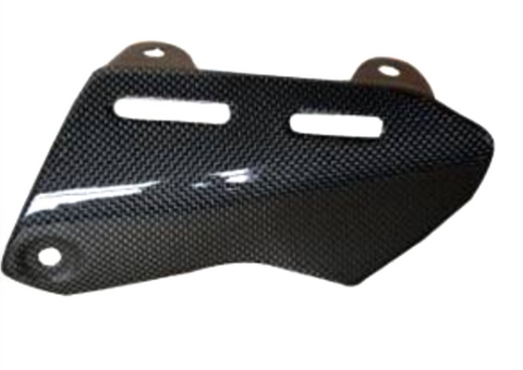 Ducati Monster 1200S 2014 Carbon Fiber Exhaust Cover - OYA Carbon, MDI CarbonFiber