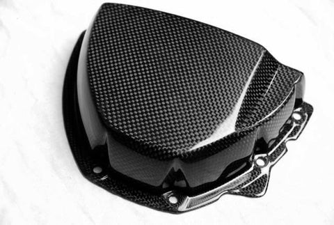 Triumph Carbon Fiber Sprint ST 1050 Side Chain Cover Fits 2005 2010  - MDI CarbonFiber - 1