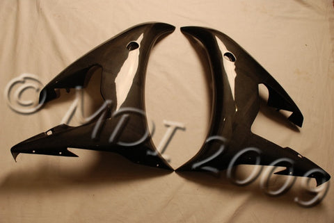 Yamaha Carbon Fiber R6 Mid Side fairing Set 2003 2005  - MDI CarbonFiber - 1