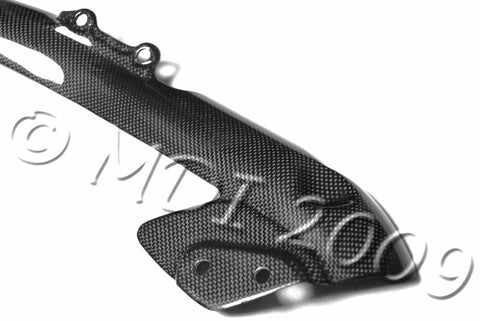 Yamaha Carbon Fiber R1 Exhaust Guard 2004 2006  - MDI CarbonFiber - 1