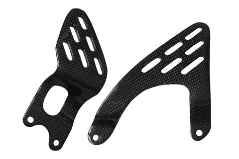 Yamaha Carbon Fiber R6 03 05 Heel Guards  - MDI CarbonFiber