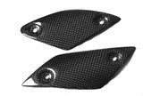 Yamaha Carbon Fiber MT 01 Heel Guards Plates 2006 2012  - MDI CarbonFiber - 1