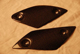 Yamaha Carbon Fiber MT 01 Heel Guards Plates 2006 2012  - MDI CarbonFiber - 3