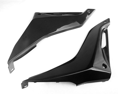 Yamaha Carbon Fiber YZF R 125 2009 2013 Under Tank Panels  - MDI CarbonFiber