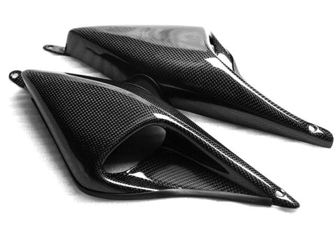 Ducati Carbon Fiber Hypermotard 1100 1100S Air Intakes  - MDI CarbonFiber - 1