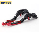 DUCATI 1098 1198 1199 899 Panigale Motorcycle Accessories CNC Billet Aluminum Folding Extendable Brake Clutch Levers  - MDI CarbonFiber - 2