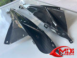 100% Carbon Fiber 2009-2014 BMW S1000RR Upper Side Fairings Badge Holders Infill_1