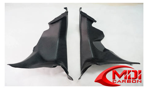 100% Carbon Fiber Airduct Covers Ducati Panigale V4 2025+