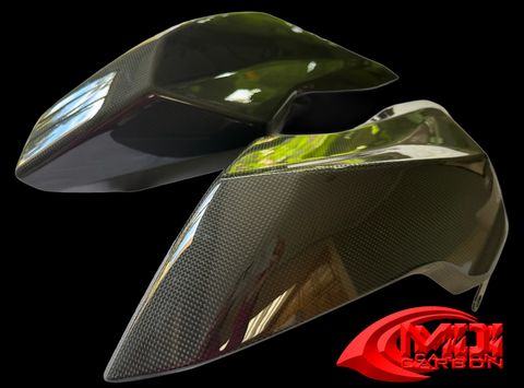 100% Carbon Fiber Ducati Hypermotard 950 2019-2020 Tank Side Covers Panel Fairing