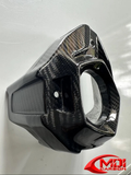 100% Carbon Fiber Exhaust End Cap Kawasaki Z H2 2021-