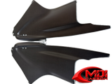 100%REAL Carbon Fiber Side Air Duct Cover Fairing Insert Yamaha YZF R6 2003-2005