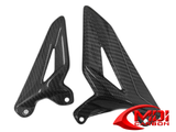 100% Carbon Fiber Heel Plates Ducati Panigale V4 2018+