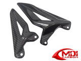 100% Carbon Fiber Heel Plates Ducati Panigale V4 2018+