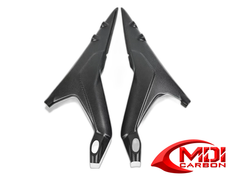 100% Carbon Fiber Seat Side Covers Ducati Panigale V4 2018+