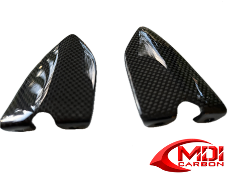 2003-2006 Ducati 749 999 Driver Heel Guard Plate 100% Carbon Fiber Rearset Cover