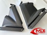 2009-2015 Aprilia RSV4 Carbon Fiber Lower Side Puller Cover Panel Fairing Cowl_3
