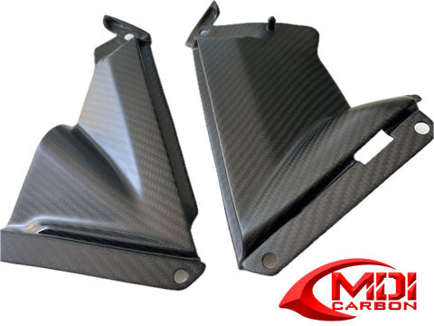 2009-2015 Aprilia RSV4 Carbon Fiber Lower Side Puller Cover Panel Fairing Cowl