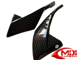 2010-2013 Yamaha FZ8 Headlight Side Panels - 100% Carbon Fiber