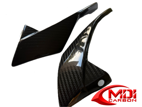 2010-2013 Yamaha FZ8 Headlight Side Panels - 100% Carbon Fiber