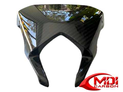 2011-2013 Yamaha FZ8 Windscreen - 100% Carbon Fiber_4