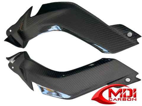 2011-2015 Kawasaki Ninja ZX-10R Air Intake Covers - 100% Carbon Fiber