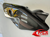 2011-2015 Ninja ZX-10R Carbon Fiber Exhaust Muffler Pipe Heat Shield Cover Cowl_1