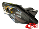 2011-2015 Ninja ZX-10R Carbon Fiber Exhaust Muffler Pipe Heat Shield Cover Cowl