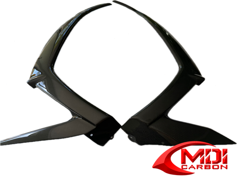 2011-2020 Kawasaki Ninja ZX-10R Front Leading Edges - 100% Carbon Fiber