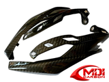2014+ Kawasaki Z1000 Carbon Fiber Motorcycle Front Headlight Side Fairing Cover