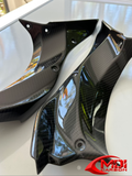 2018-2021 Ninja H2 SX/SE+ Carbon Fiber Upper Inner Side Dash Covers Fairing Cowl