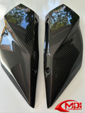 2018-2021 Ninja H2 SX/SE+ Carbon Fiber Rear Tail Side Fairings Panels Seat Cowl_1