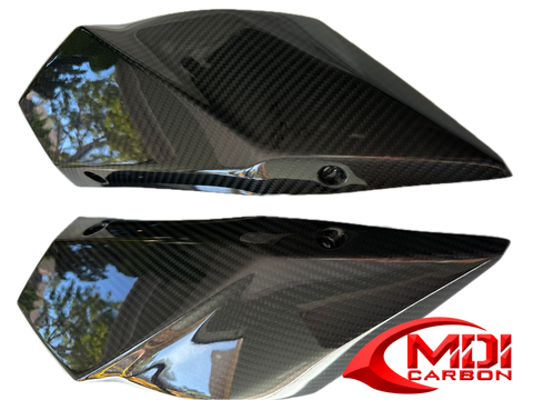 2018-2021 Ninja H2 SX/SE+ Carbon Fiber Rear Tail Side Fairings Panels Seat Cowl