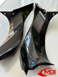 2018-2021 Ninja H2 SX/SE+ Carbon Fiber Upper Inner Side Dash Covers Fairing Cowl_3