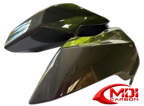 2019-2020 Ducati Hypermotard 950 100% Carbon Fiber Tank Side Panel Fairing