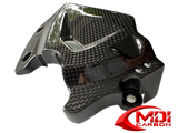 2019-2024 Hypermotard 950 SP/RVE Carbon Fiber Side Sprocket Chain Fairing Cowl_3