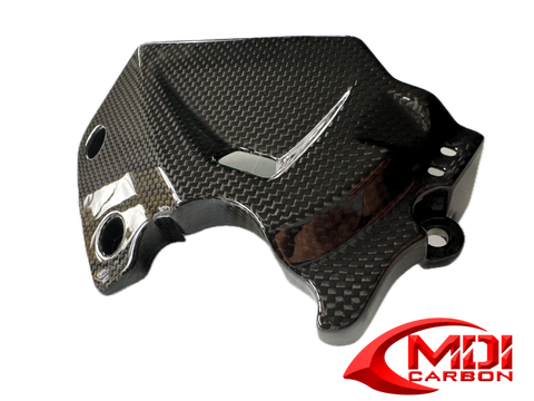 2019-2024 Hypermotard 950 SP/RVE Carbon Fiber Side Sprocket Chain Fairing Cowl