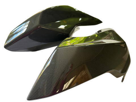 100% Carbon Fiber Ducati Hypermotard 950 2019-2020 Tank Side Covers Panel Fairing