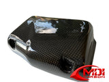Buell Carbon Fiber XB12 2006 2009 Oil Cooler Scoop Panel 6 row