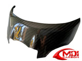 Ducati 696 796 1100 Carbon Fiber Upper Front Nose Headlight Cover Fairing Cowl
