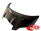 Ducati 696 796 1100 Carbon Fiber Upper Front Nose Headlight Cover Fairing Cowl