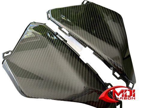2017-2019 Honda CBR1000RR Side Tank Fairing set - 100% Carbon Fiber Covers