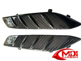 REAL Carbon Fiber Front Side Fender Mud Hugger Inserts Kawasaki ZX-14R 2006-2020