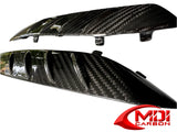 REAL Carbon Fiber Front Side Fender Mud Hugger Inserts Kawasaki ZX-14R 2006-2020