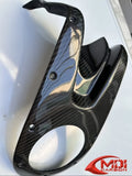 Ducati Monster 696, 796, 1100 Tank Trim Gas Cap 100% Cover Carbon Fiber