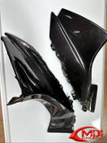 2017-2026 Suzuki GSX-R1000 R RZ REAL Carbon Fiber Upper Side Panel Fairing Twill