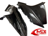 2017-2026 Suzuki GSX-R1000 R RZ REAL Carbon Fiber Upper Side Panel Fairing Twill