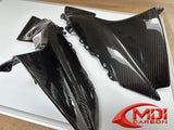 2017-2026 Suzuki GSX-R1000 R RZ REAL Carbon Fiber Upper Side Panel Fairing Twill