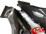 2017-2026 Suzuki GSX-R1000 R RZ REAL Carbon Fiber Upper Side Panel Fairing Twill