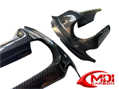 100% Carbon Fiber Triumph Rocket III 2020-2022 Front Fender Sides Brackets